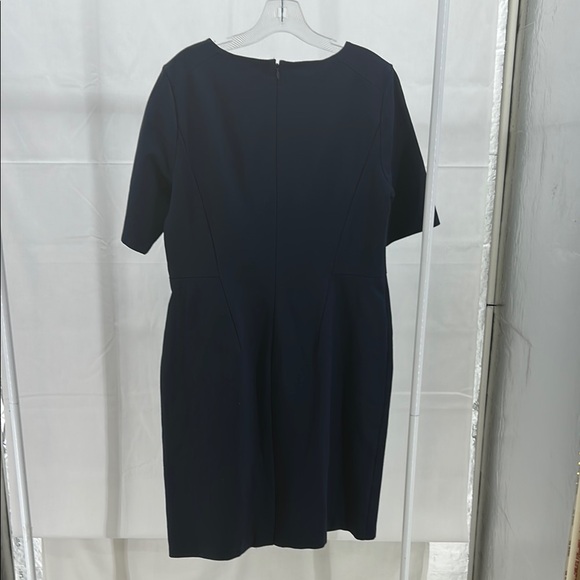 Lands' End Navy Blue Business Professional Midi Dress - Picture 5 of 5